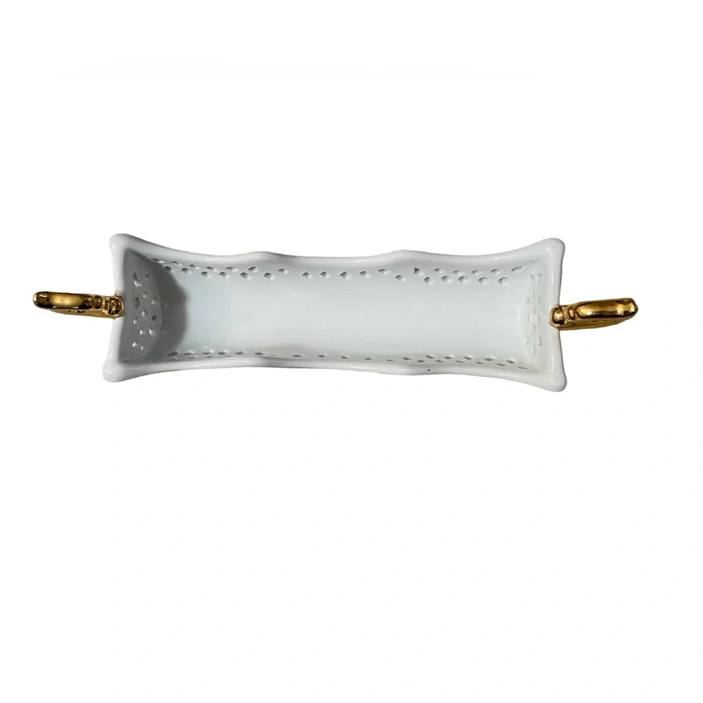 Vintage Porcelain cracker holder - Picture 3 of 5